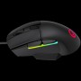 LORGAR Jetter 357, gaming mouse, Optical Gaming Mouse with 6 programmable buttons, Pixart ATG4090 sensor, DPI can be up to 8000, 30 million times key life, 1.8m PVC USB cable, Matt UV coating and RGB lights with 4 LED flowing mode, size:124.90*71.65*41.36