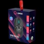 LORGAR Stricter 579, gaming mouse, 9 programmable buttons, Pixart PMW3336 sensor, DPI up to 12 000, 50 million clicks buttons lifespan, 2 switches, built-in display, 1.8m USB soft silicone cable, Matt UV coating with glossy parts and RGB lights with 4 LED