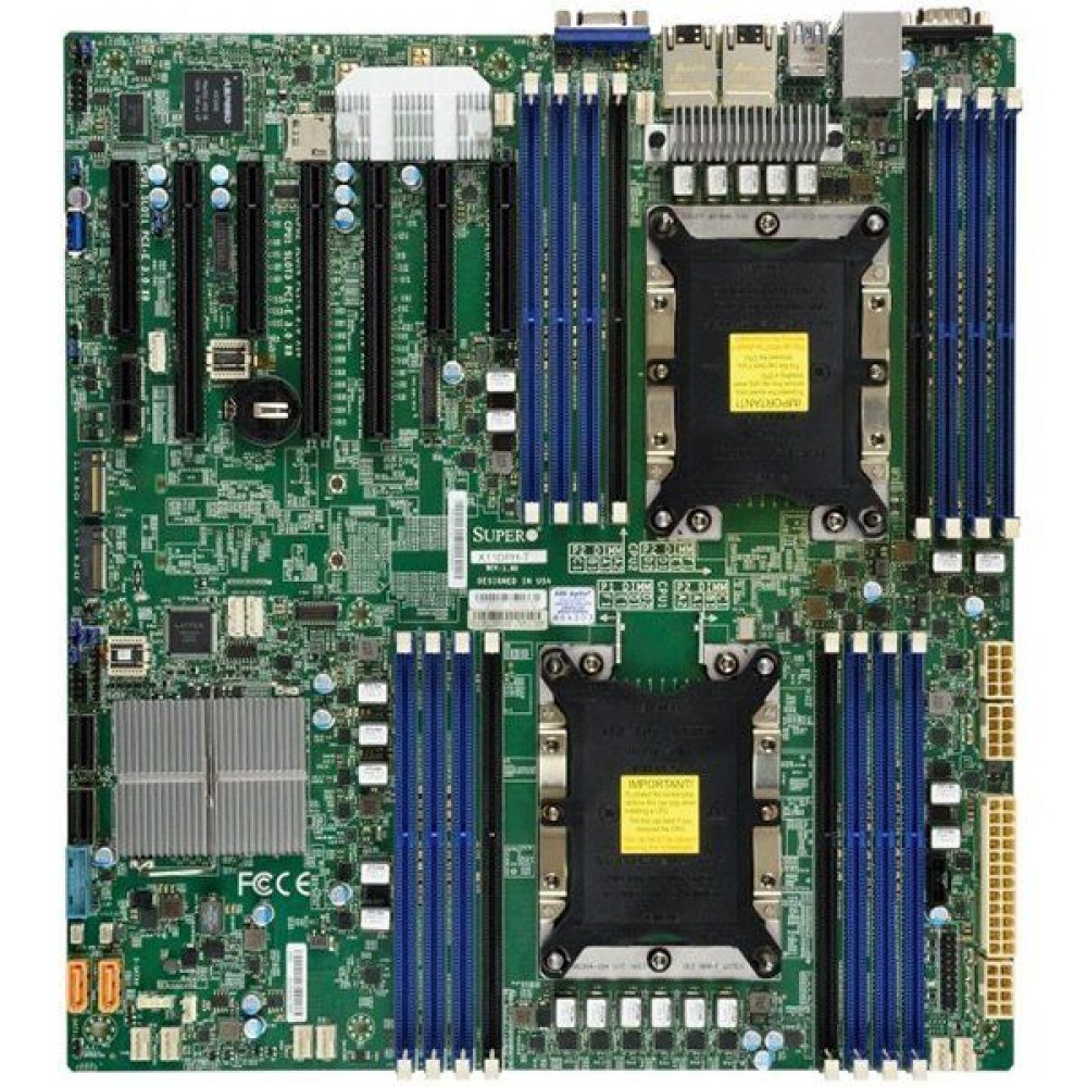 X11 DP Skylake,16 DIMM DDR4,4 PCI-E 3.0x8,3 PCI-E 3.0x16