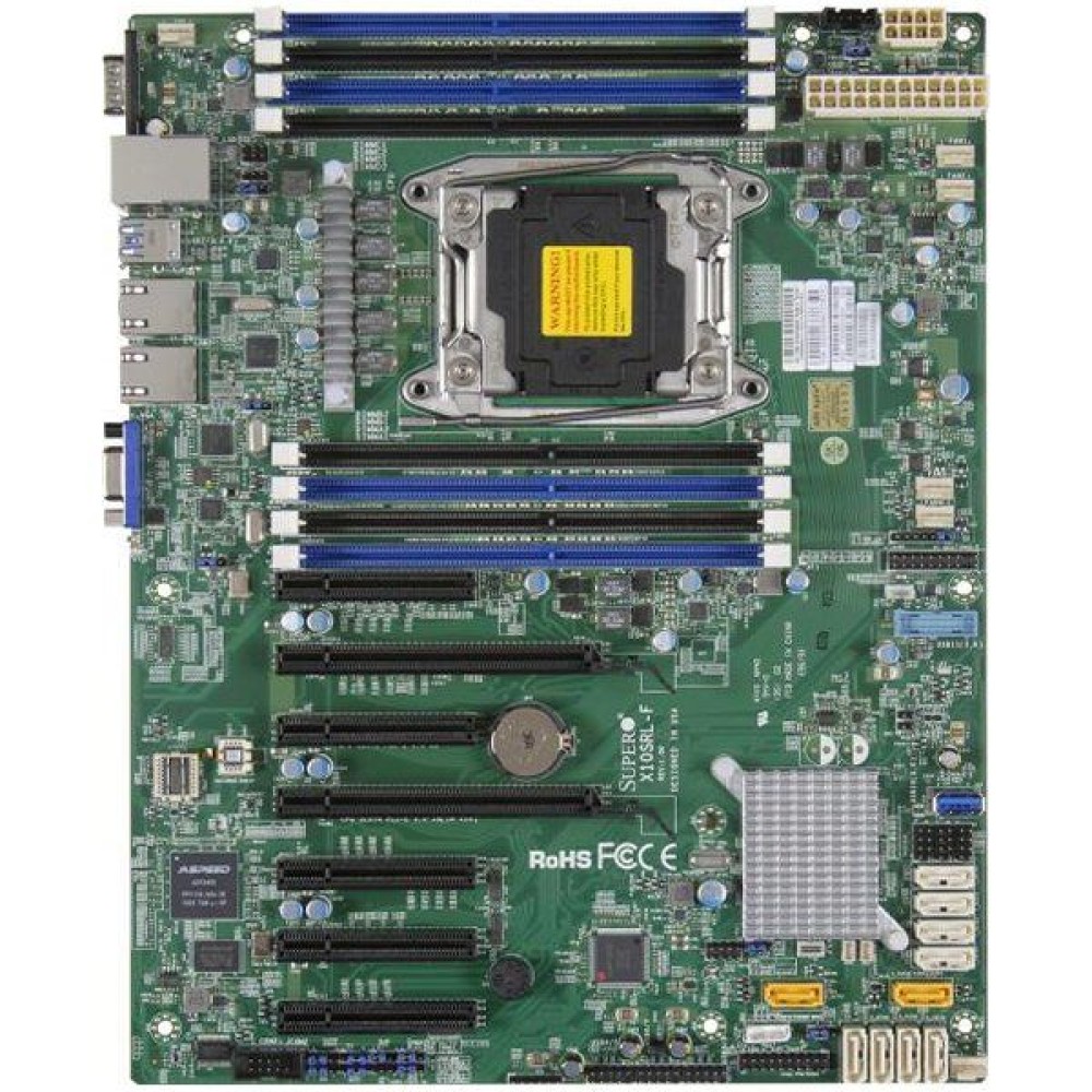 Серверная материнская плата SuperMicro MBD-X11SCL-F-B 1xLGA 1151, Intel C242, 4xDDR4, 2x1GbE LAN, 6xSATA3 (6Gbps) RAID 0,1,5,10, 6xUSB 2.0 + 5xUSB 3.1, 1xVGA, 2 COM, 1xPCI-E 3.0 x16, 2xPCI-E 3.0 x8, Micro-ATX Bulk