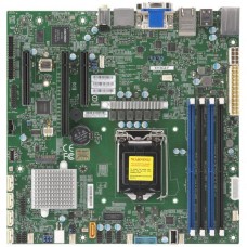 Supermicro main board server MBD-X11SCZ-F-O single socket, 4.1 PCI-E 3.0 x16, 2 PCI-E 3.0 x4 (in x8 slot) 1 M.2 M-Key SATA/PCI-E 3.0 x4, Intel C246 controller for 5 SATA3 (6 Gbps) ports; RAID 0,1,5,10