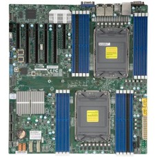 Supermicro main board server MBD-X12DPI-NT6-O E-ATX, Dual Socket LGA-4189, Intel C621A, 2 PCI-E 4.0 x8, 4 PCI-E 4.0 x16,2 PCI-E 4.0 NVMe x8 Internal Port(s), 2 VGA, Intel C621A controller for 14 SATA3 (6 Gbps) ports; RAID 0,1,5,10