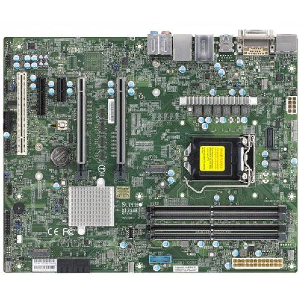 Motherboard MBD-X12SAE LGA-1200, Intel W480, 4xDDR4, 1x1GbE LAN, 1xRJ45 10GBase-T,  4xSATA3 (6Gbps),  4xUSB 2.0 + 8xUSB 3.2, 1xDP, 1xHDMI, 1xDVI-D, 1xCOM, 2xPCI-E 3.0 x16, 1xPCI-E 3.0 x4, 1xPCI-E 3.0 x1, 1xPCI 32bit, ATX, Ret.