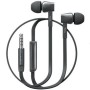 TCL In-ear Wired Headset, Strong Bass, Frequency of response: 10-22K, Sensitivity: 107 dB, Driver Size: 8.6mm, Impedence: 16 Ohm, Acoustic system: closed, Max power input: 20mW, Connectivity type: 3.5mm jack, Color Shadow Black