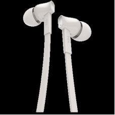 TCL In-ear Wired Headset, Strong Bass, Frequency of response: 10-22K, Sensitivity: 107 dB, Driver Size: 8.6mm, Impedence: 16 Ohm, Acoustic system: closed, Max power input: 20mW, Connectivity type: 3.5mm jack, Color Ash White