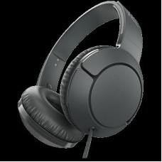 TCL On-Ear Wired Headset, Strong BASS, flat fold, Frequency of response: 10-22K, Sensitivity: 102 dB, Driver Size: 32mm, Impedence: 32 Ohm, Acoustic system: closed, Max power input: 30mW, Connectivity type: 3.5mm jack, Color Shadow Black