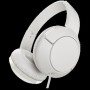 TCL On-Ear Wired Headset, Strong BASS, flat fold, Frequency of response: 10-22K, Sensitivity: 102 dB, Driver Size: 32mm, Impedence: 32 Ohm, Acoustic system: closed, Max power input: 30mW, Connectivity type: 3.5mm jack, Color Ash White