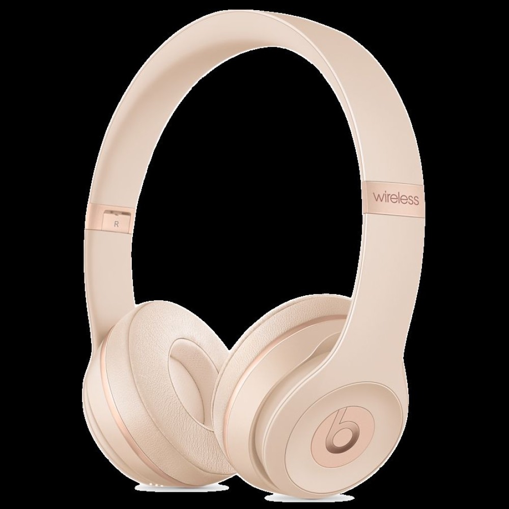 Beats Solo3 Wireless On-Ear Headphones - Satin Gold, Model A1796