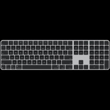 Magic Keyboard with Touch ID and Numeric Keypad for Mac models with Apple silicon - Russian - Black Keys,Model A3119