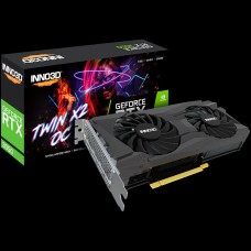 Inno3D Video Card GeForce RTX 3050 Twin X2 OC V2 8GB GDDR6 128-bit 1792 14Gbps 3xDP+HDMI Dual Slot