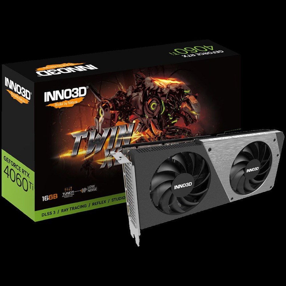 INNO3D GEFORCE RTX 4060 TWIN X2 (2460MHz/ 17Gbps) / 8GB GDDR6 / 128-bit/ DP+DP+DP+HDMI / VA51N / AD1074730