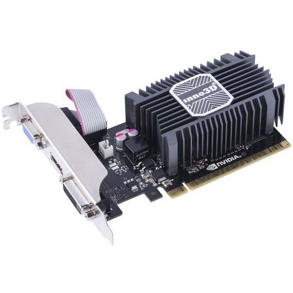 Inno3D Video Card GeForce GT730 2GB SDDR3 64-bit 902 1600 DVI+VGA+HDMI Heatsink