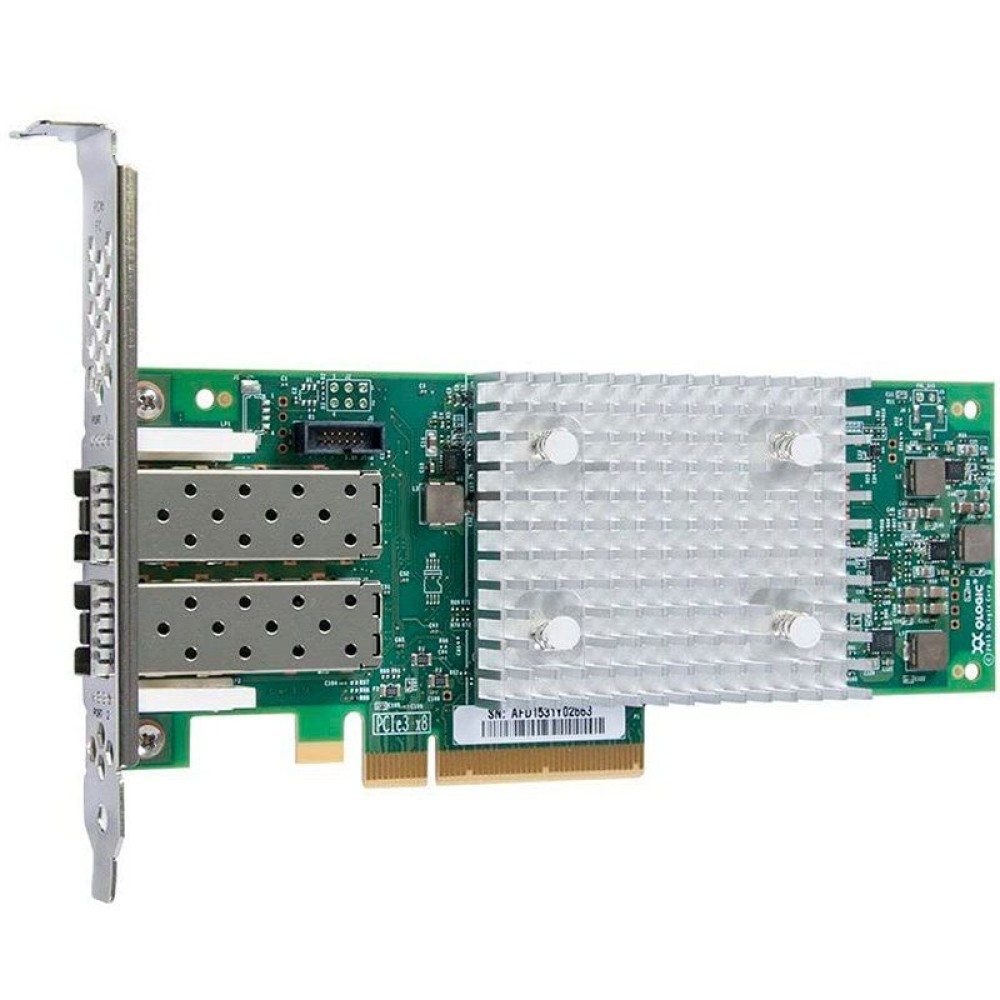 Controller QLogic QLE2740-SR-CK, 32Gb Single Port  FC HBA, PCIe Gen3 x8, SR LC multi-mode optic