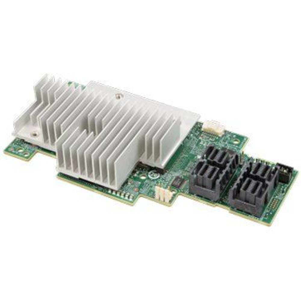 Intel Integrated RAID Module RMS3AC160, Single (12Gb/s SAS-3, LSI 3316, 2GB Cache, 16xInt.Port, Mezzanine card, PCIe3.0, DC ROC, RAID(0,1,10,5,50,6,60), support Maintenance Free Backup Unit and Premium Feature upgrade keys)