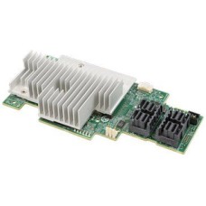 Intel Integrated RAID Module RMS3AC160, Single (12Gb/s SAS-3, LSI 3316, 2GB Cache, 16xInt.Port, Mezzanine card, PCIe3.0, DC ROC, RAID(0,1,10,5,50,6,60), support Maintenance Free Backup Unit and Premium Feature upgrade keys)