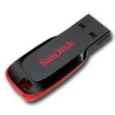 SANDISK 8GB USB 2.0 Cruzer Blade BlisterVersion Black/Red