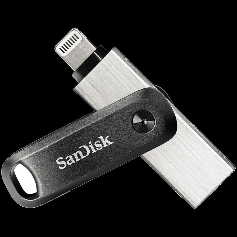 SanDisk iXpand Flash Drive Go 128GB - USB3.0 + Lightning - for iPhone and iPad, EAN: 619659169411