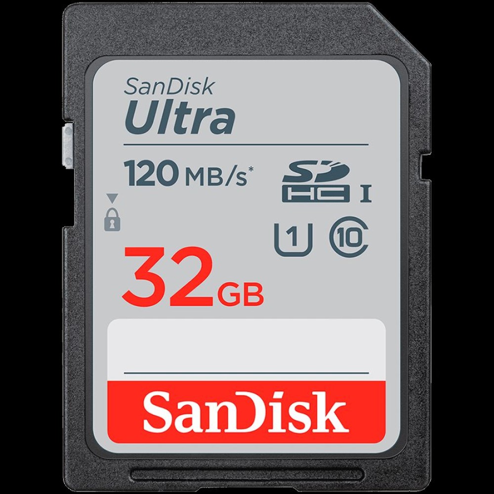 SanDisk Ultra 32GB SDHC Memory Card 100MB/s, EAN: 619659185275