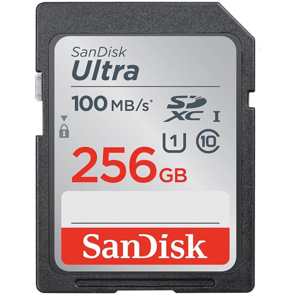 SanDisk Ultra 256GB SDXC Memory Card 100MB/s, EAN: 619659186357