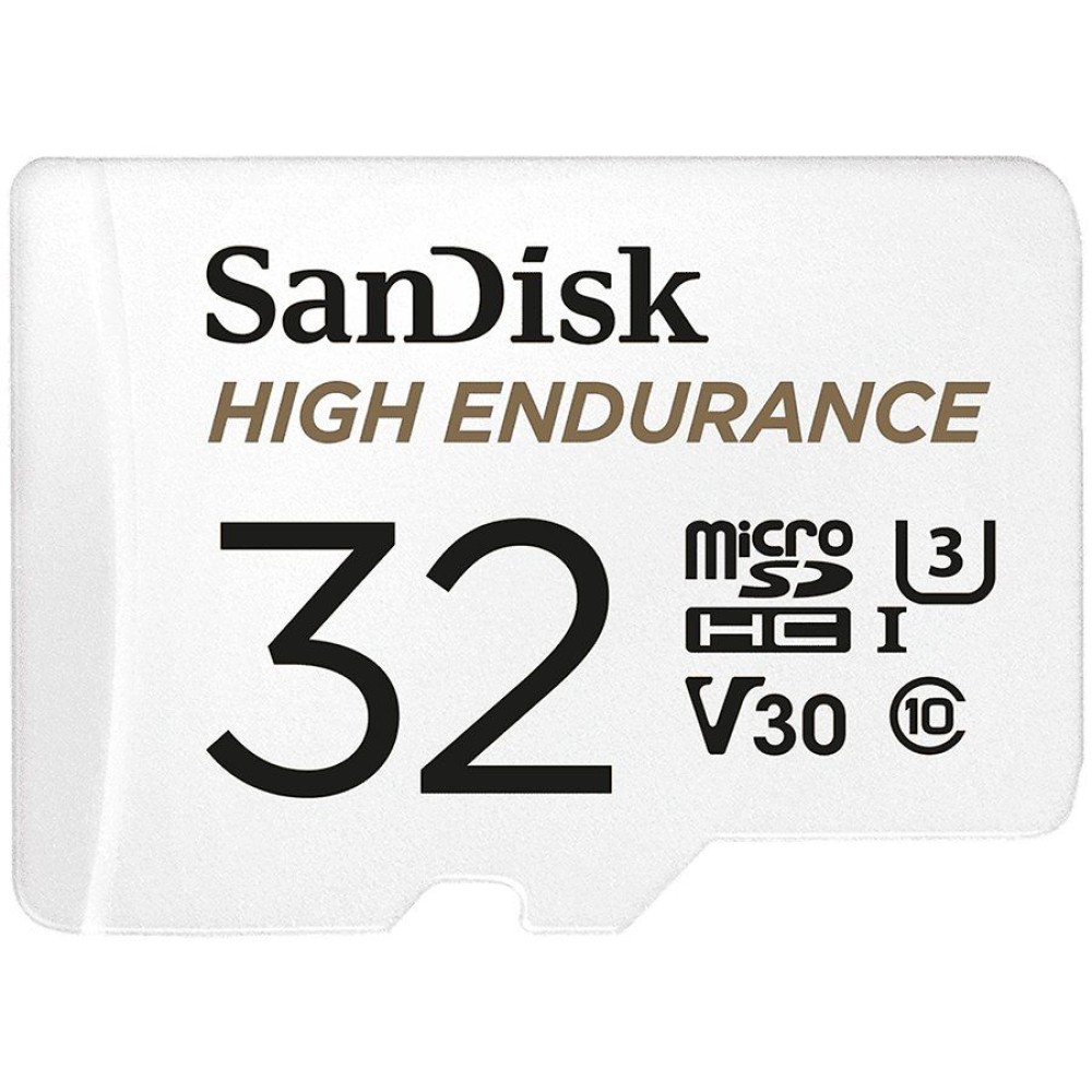 SanDisk MAX ENDURANCE microSDHC 32GB + SD Adapter 15,000 Hours, EAN: 619659178482