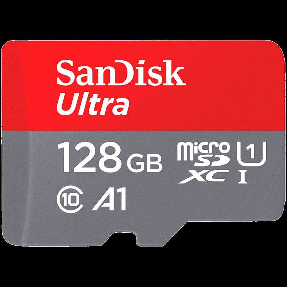 SANDISK 128GB Ultra microSDHC UHS-I Card A1 Class 10