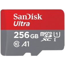 SANDISK 256GB Ultra microSDHC UHS-I Card A1 Class 10