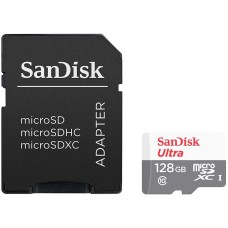 SanDisk Ultra microSDXC 128GB + SD Adapter 100MB/s Class 10 UHS-I- Tablet Packaging, EAN: 619659185107