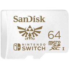 SanDisk microSDXC card for Nintendo Switch 64GB, up to 100MB/s Read, 60MB/s Write, U3, C10, A1, UHS-1, EAN: 619659171537