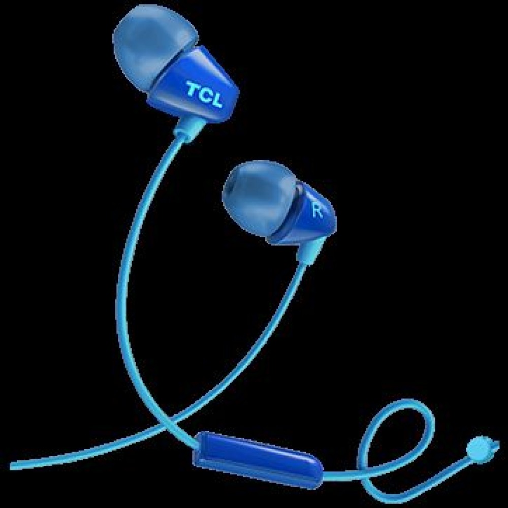 TCL In-ear Wired Headset ,Frequency of response: 10-22K, Sensitivity: 105 dB, Driver Size: 8.6mm, Impedence: 16 Ohm, Acoustic system: closed, Max power input: 20mW, Connectivity type: 3.5mm jack, Color Ocean Blue