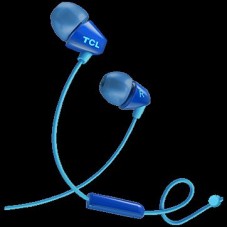 TCL In-ear Wired Headset ,Frequency of response: 10-22K, Sensitivity: 105 dB, Driver Size: 8.6mm, Impedence: 16 Ohm, Acoustic system: closed, Max power input: 20mW, Connectivity type: 3.5mm jack, Color Ocean Blue