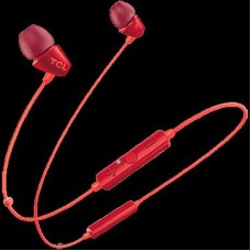 TCL In-ear Bluetooth Headset, Frequency of response: 10-22K, Sensitivity: 105 dB, Driver Size: 8.6mm, Impedence: 16 Ohm, Acoustic system: closed, Max power input: 20mW, Connectivity type: Bluetooth only (BT 4.2), Color Sunset Orange