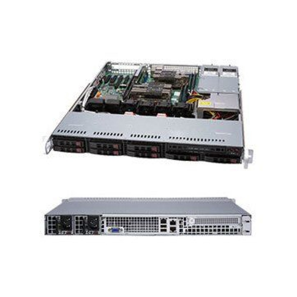 Supermicro SuperServer SYS-1029P-MTR 1U, 2xLGA 3647, TDP 70-140W, Intel C621, 8xDDR4, 8x2.5