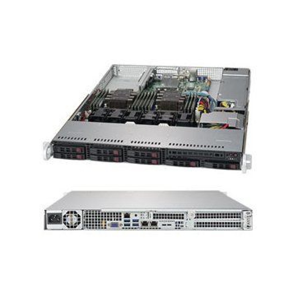 Supermicro SuperServer SYS-1029P-WT 1U, 2 x P (LGA 3647), 12 x DIMM slots,  8x2.5