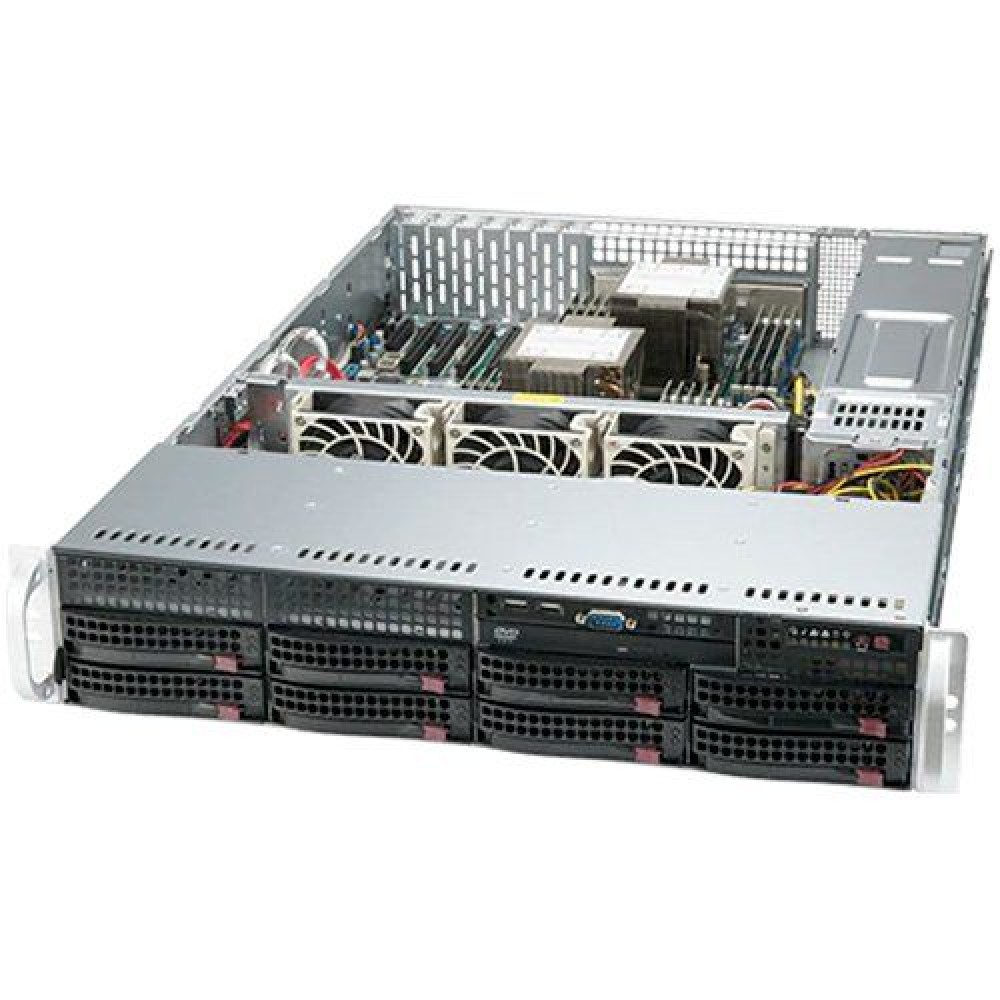 Supermicro SYS-620P-TR 2U, LGA-4189, TDP 270W, Intel C621A, 18xDDR4, 8x 3.5