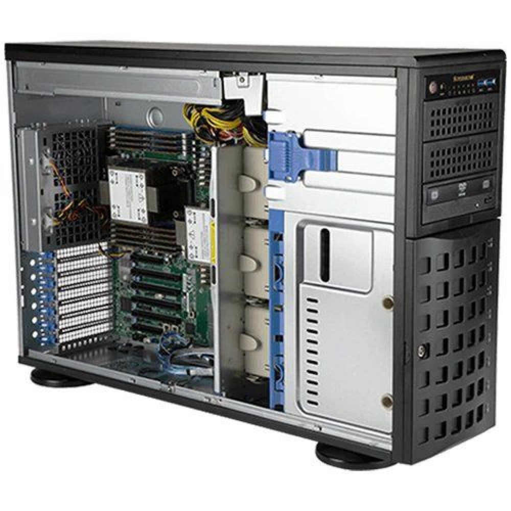 Supermicro SYS-740P-TR Tower/4U, 2xLGA-4189, TDP 270W, Intel C621A, 16xDDR4, 8x3.5