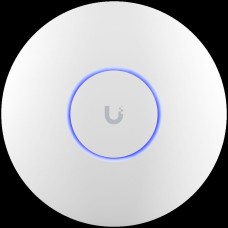 UBIQUITI U6 Long-Range; WiFi 6; 8 spatial streams; 185 m² (2,000 ft²) coverage; 350+ connected devices; Powered using PoE+; GbE uplink.