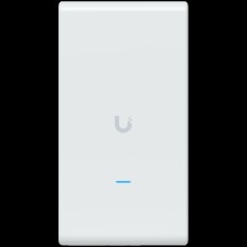 Ubiquiti U6-Mesh-Pro-EU Indoor/outdoor WiFi 6 AP with 4 spatial streams, an integrated super antenna, and a gigabit passthrough port