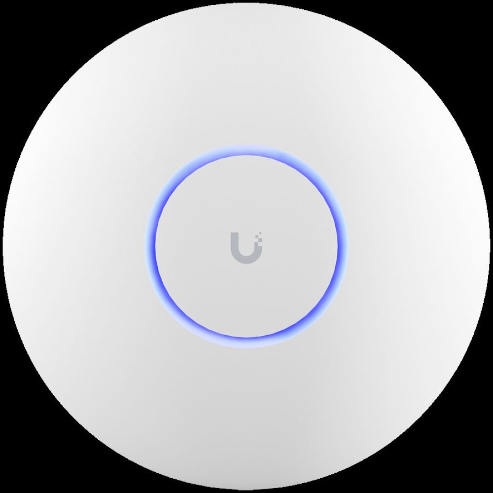 UBIQUITI U7-PRO Ceiling-mount WiFi 7 AP with 6 GHz support, 2.5 GbE uplink, and 9.3 Gbps over-the-air speed, 140 m² (1,500 ft²) coverage