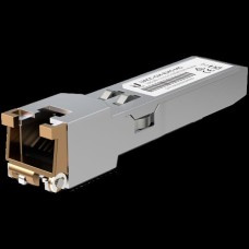 Ubiquiti UACC-CM-RJ45-MG SFP+ to RJ45 adapter, 1/2.5/5/10 GbE is a RJ45 transceiver that can be inserted into an SFP port in order to connect a copper Ethernet cable Ubiquiti UACC-CM-RJ45-MG SFP+ to RJ45 adapter, 1/2.5/5/10 GbE is a RJ45 transceiver that can be inserted into an SFP port in order to connect a copper Ethernet cable