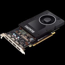 PNY NVIDIA QUADRO P2200 5GB GDDR5, 160-bit, PCIEx16 3.0, DP 1.4 x4, Active cooling, TDP 75W, FP, Retail (1 × DP to DVI (SL), 1 × Quick Installation Guide included)