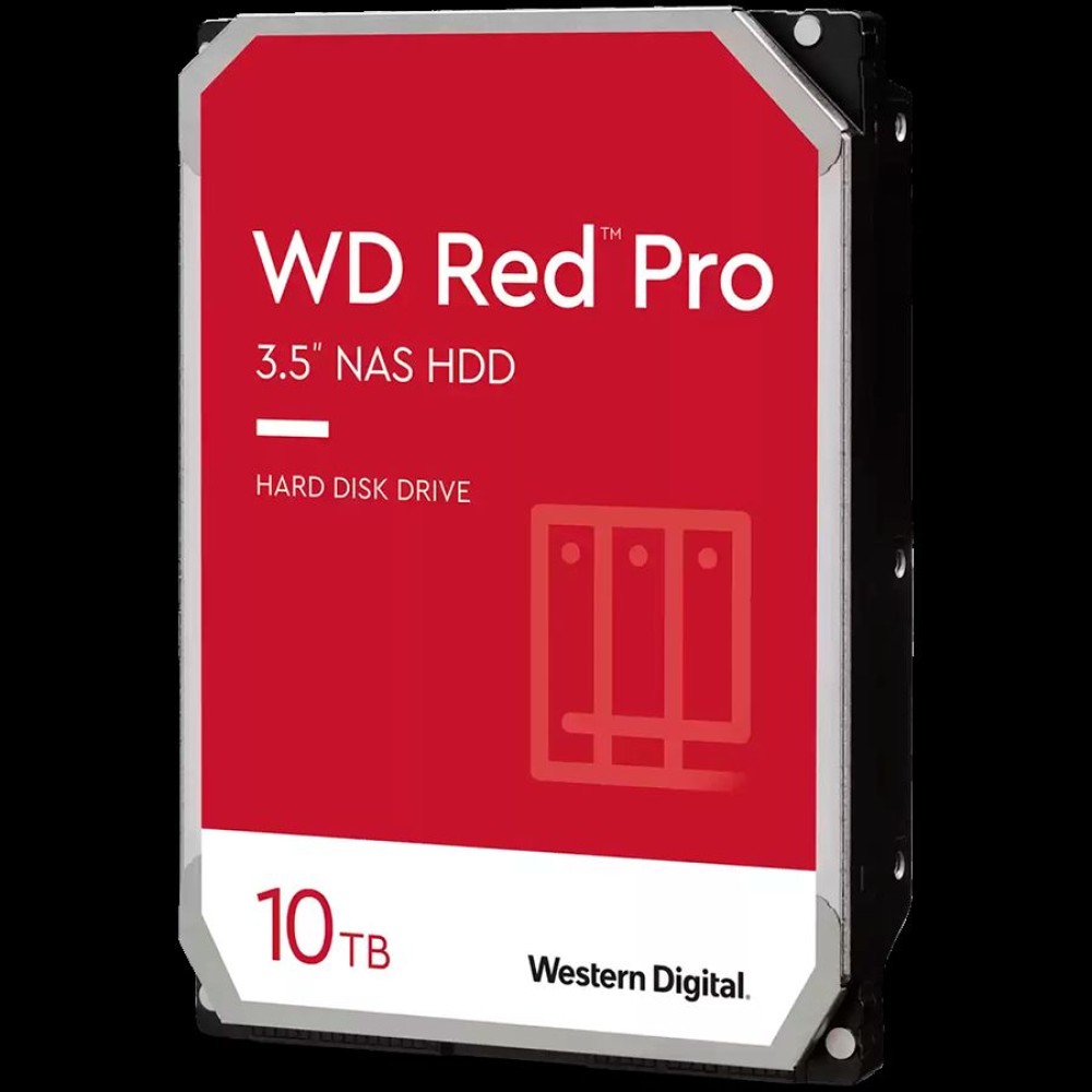 HDD Desktop WD Red Pro (3.5'', 10TB, 256MB, 7200 RPM, SATA 6 Gb/s)