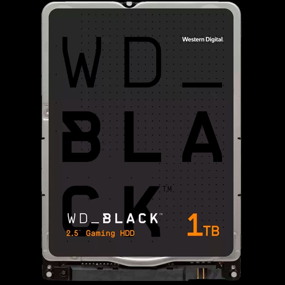 HDD Mobile WD Black (2.5'', 1TB, 64MB, 7200 RPM, SATA 6 Gb/s)