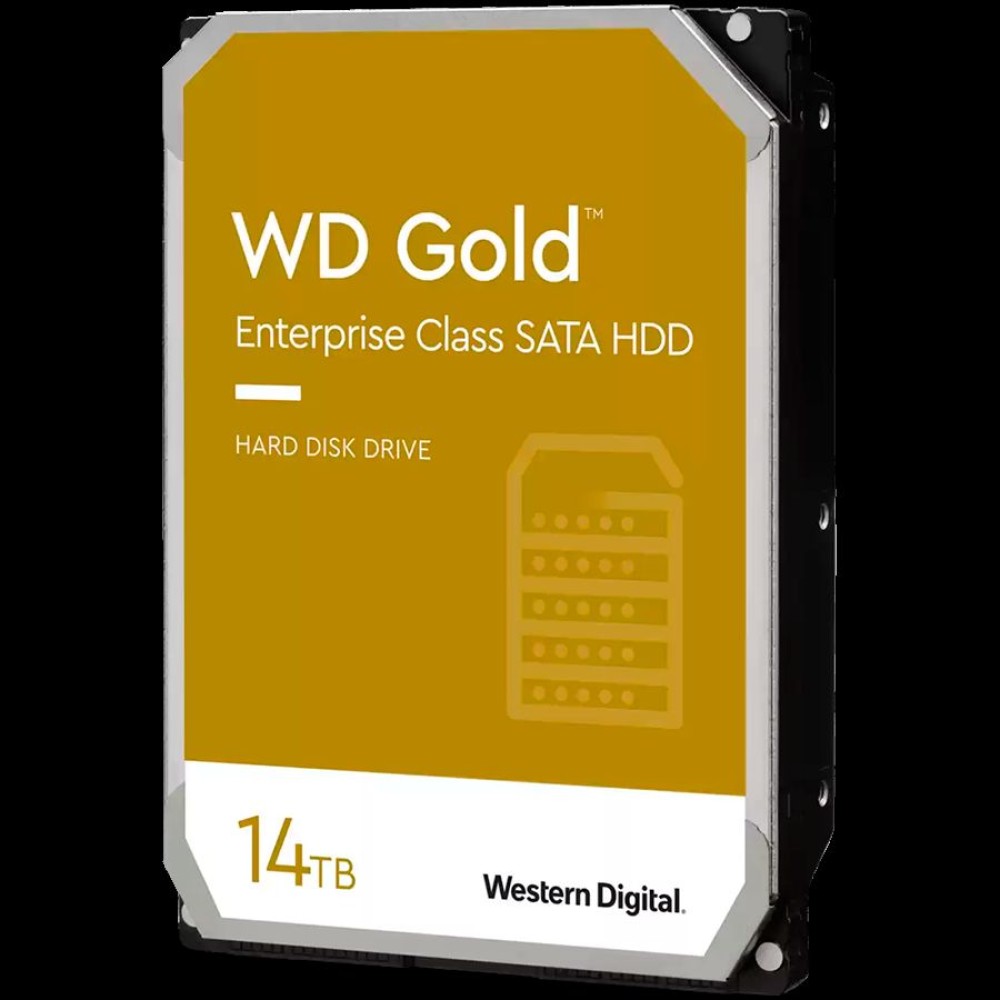 HDD Server WD Gold (3.5'', 14TB, 512MB, 7200 RPM, SATA 6 Gb/s)