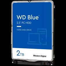 HDD Mobile WD Blue (2.5'', 2TB, 128MB, 5400 RPM, SATA 6 Gb/s)