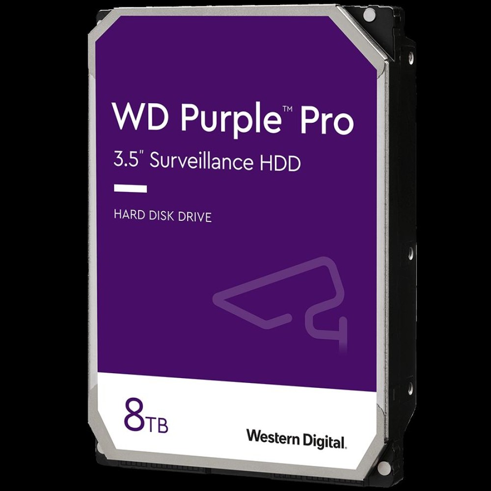 HDD AV WD Purple Pro (3.5'', 8TB, 256MB, 7200 RPM, SATA 6 Gb/s)