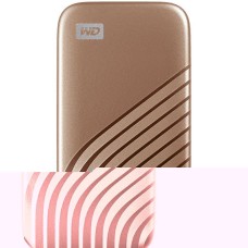 WD 1TB My Passport SSD - Portable SSD, up to 1050MB/s Read and 1000MB/s Write Speeds, USB 3.2 Gen 2 - Gold