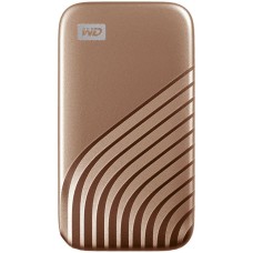 WD 2TB My Passport SSD - Portable SSD, up to 1050MB/s Read and 1000MB/s Write Speeds, USB 3.2 Gen 2 - Gold, EAN: 619659184575