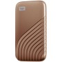 WD 2TB My Passport SSD - Portable SSD, up to 1050MB/s Read and 1000MB/s Write Speeds, USB 3.2 Gen 2 - Gold, EAN: 619659184575