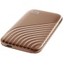 WD 2TB My Passport SSD - Portable SSD, up to 1050MB/s Read and 1000MB/s Write Speeds, USB 3.2 Gen 2 - Gold, EAN: 619659184575