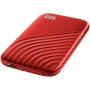 WD 2TB My Passport SSD - Portable SSD, up to 1050MB/s Read and 1000MB/s Write Speeds, USB 3.2 Gen 2 - Red, EAN: 619659184599